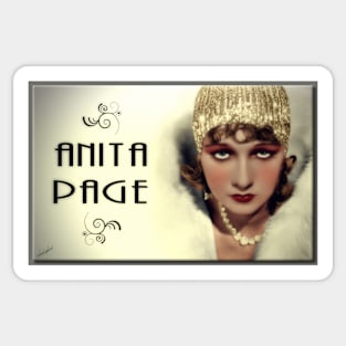 Anita Page Sticker